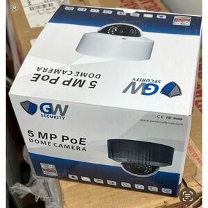 GW Security 5 MP PoE Dome Camera GW5075MIP New in box